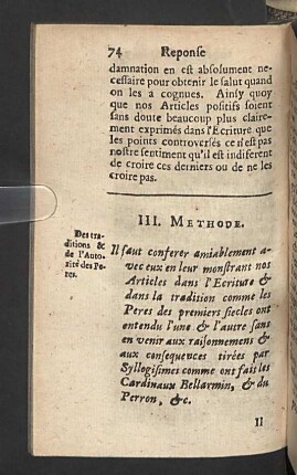 III. Methode.