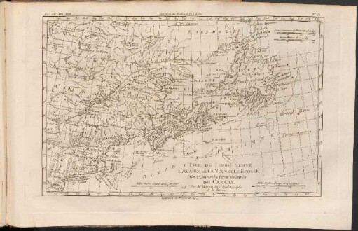 L'Isle De Terre-Neuve, L'Acadie, ou La Nouvelle Ecosse, l'Isle St. Jean et la Partie Orientale Du Canada