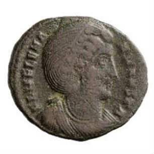 Münze, Follis, Aes 3, 326 - 328 n. Chr.