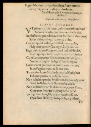 Ioanni Legnero.