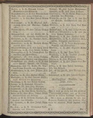 Merkwürdige Vorfälle im Jahr 1786
