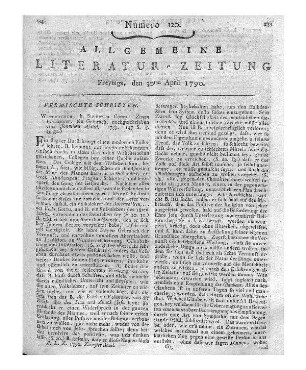 Stats-Anzeigen. B. 13. H. 49-52. Ges. ... von August Ludwig Schlözer. Göttingen: Vandenhoeck & Ruprecht 1789