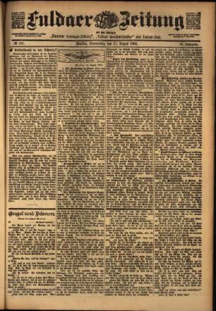 Ausgabe vom Donnerstag, den 21. August 1902.