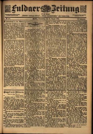 Ausgabe vom Donnerstag, den 21. August 1902.