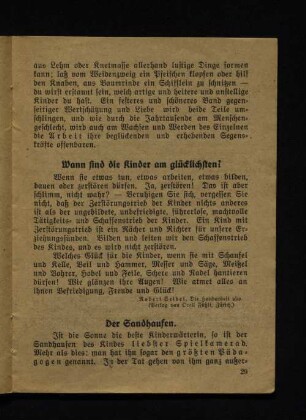 Der Sandhaufen