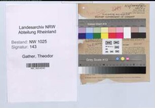 Entnazifizierung Theodor Gather , geb. 10.05.1889 (Kaufmann)