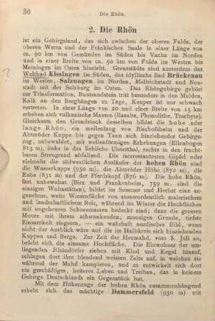 2. Die Rhön