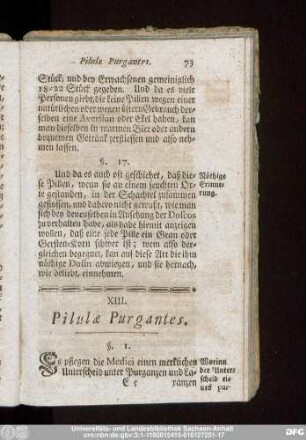 XIII. Pilulae Purgantes.