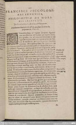 Gradus III. De Semivirtute, & viis ad Virtutem