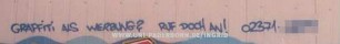 GRAFFiTi ALS WERBUNG RUF DOCH AN! {TELEFONNUMMER}