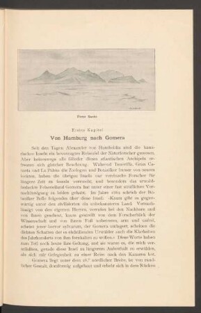Erstes Kapitel - Von Hamburg nach Gomera