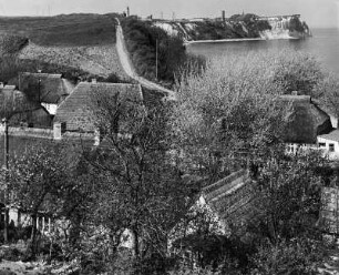 Vitt. Blick über das Dorf zum Kap Arkona
