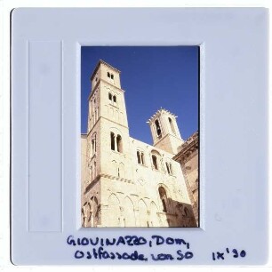 Giovinazzo, Kathedrale Santa Maria Assunta : Ostfassade, von Südosten