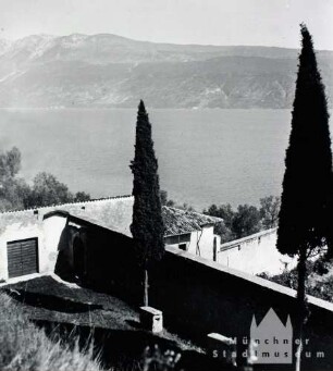 Gardasee. Blick über den See