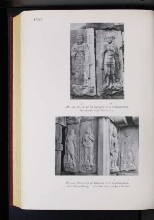 Abb. 242. Sok-kul-am bei Kyongtju (752). Einzelansichten. Ritterfiguren (vgl. Text S. 115).