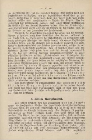 3. Unsere Kampfmittel.