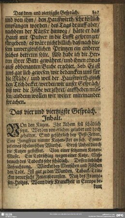 Das vier und viertzigste Gespräch