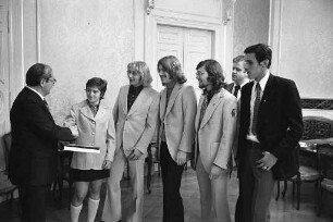Teilnahme von Karlsruher Schülerinnen und Schülern am Internationalen Olympischen Jugendlager bei der Olympiade 1972 in München