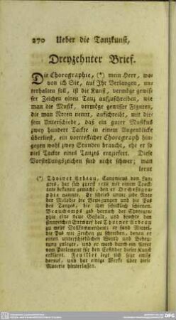 Dreyzehnter Brief