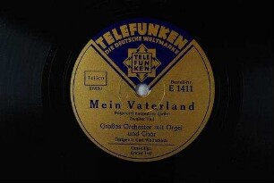Mein Vaterland : Potpourri nationaler Lieder; zweiter Teil