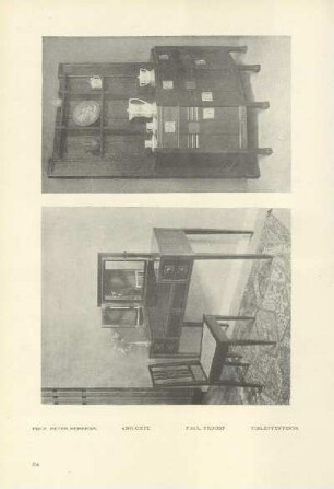 Anrichte ; Toilettentisch