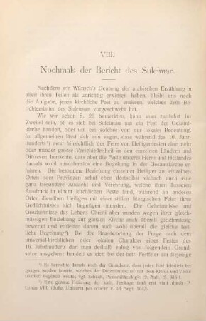 VIII. Nochmals der Bericht des Suleiman.