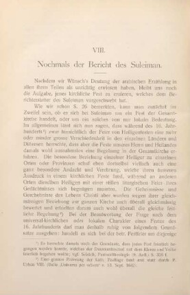 VIII. Nochmals der Bericht des Suleiman.