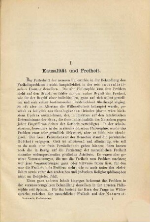 Die Freiheitslehre bei Kant und Schopenhauer