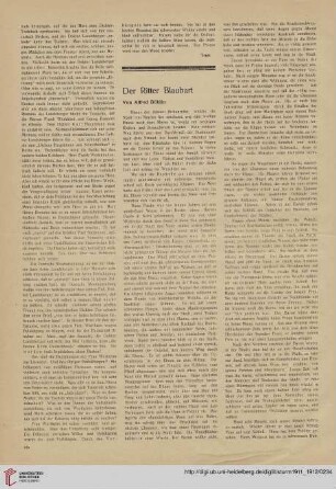 Der Ritter Blaubart