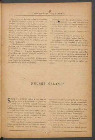 Mulher galante