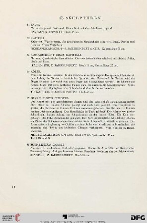 C) Skulpturen (Nr. 61-66)