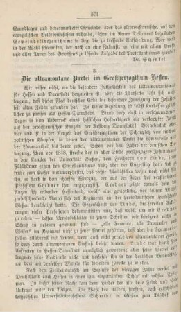 574-577 Die ultramontane Partei im Großherzogthum Hessen