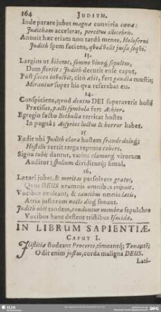 In Librum Sapientiae