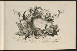 40r-43v, Cartouches Modernes a compagnés par des Enfans (Seriennummer VII.)