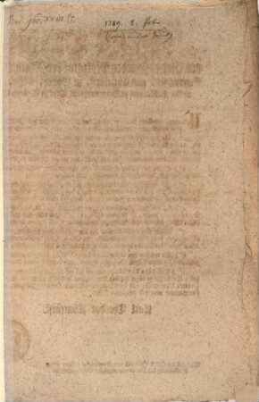 WIR CARL THEODOR von Gottes Gnaden Pfalzgraf bey Rhein, Herzog in Ober- und Niederbaiern, des H. R. R. Erztruchseß, und Churfürst, ... Urkunden, und fügen hiemit zu wissen, daß Wir mit Seiner des Herrn Herzogen von Pfalz-Zweybrücken Liebden wegen Auslieferung deren Deserteurs nachfolgende verbindliche Convention und Cartel unterm heurigen dato errichtet und geschlossen haben; : Urkundlich Unserer eigenhändigen Unterschrift, und beygedrucktem geheimen Kanzley-Insiegels, so geschehen in Unserer Residenz-Stadt Mannheim den achten Februar im eintausend siebenhundert neun und achtzigsten Jahre. Carl Theodor Churfürst. Das mit des Herrn Herzogen von Zweybrücken Liebden wegen Auslieferung der Deserteurs abgefaßte Cartel betreffend. Vid. Freyherr von Vieregg. Ad Mandatum Serenissimi Dni. Dni. Electoris proprium. Schultes.