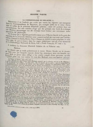 Recherches sur les manuscrits de Pierre de Fermat suivies de fragments inédits de Bachet et de Malebranche. [Fortsetzung]
