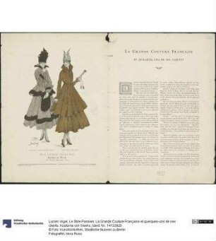 Le Style Parisien: La Grande Couture Française et quelques-uns de ses clients, Kostüme von Weeks