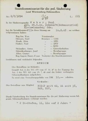 Weber, Paul