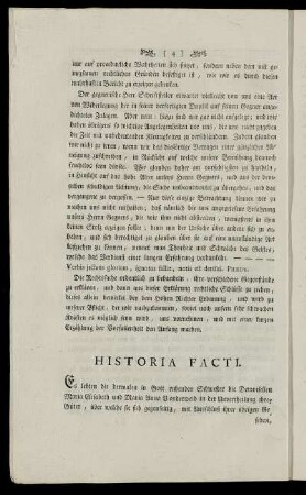 Historia Facti.