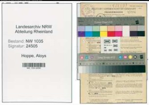 Entnazifizierung Aloys Hoppe , geb. 28.07.1913 (Bergmann)