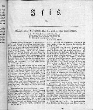 Sterndeutige Aufschlüsse über die altdeutschen Heldensagen