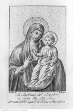 Raccolta delle Immagini della Beatissima Vergine ..., 2. Band, Tafel S. 53: Madonna del Popolo