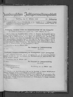 Verfügung, betreffend Versicherung der Staatsgebäude gegen Feuergefahr.