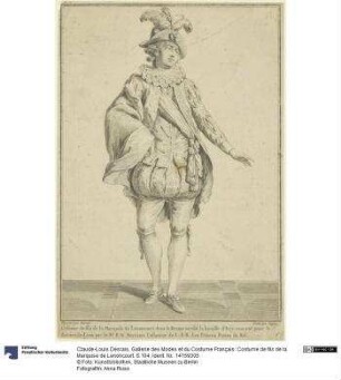 Gallerie des Modes et du Costume Français: Costume de fils de la Marquise de Lenoncourt. S.104