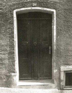 Marienberg, Katharinenstraße 20. Wohnhaus. Hauseingang