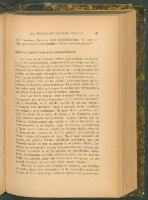 América Latina frente a los acontecimientos
