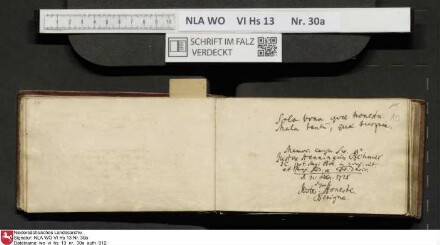 Stammbuch des U. J. Schrader aus Hannover
