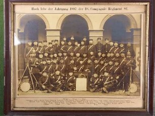 Fotografie / 10. Compagnie des Hessischen Infanterie Regiments 82 / 1887 / Einbeck