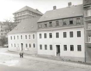 Annaberg-Buchholz, August-Bebel-Straße (Wolkensteiner Straße) 38/36. Wohnhäuser. Straßenansicht