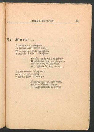 El mate...